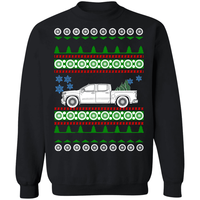 Truck like Chevy Silverado 2019 Ugly Christmas Sweater sweatshirt