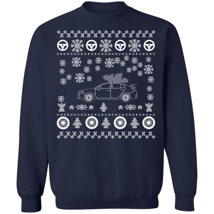 Japanese Car 2018 WRX STI V2 Ugly Christmas Sweater