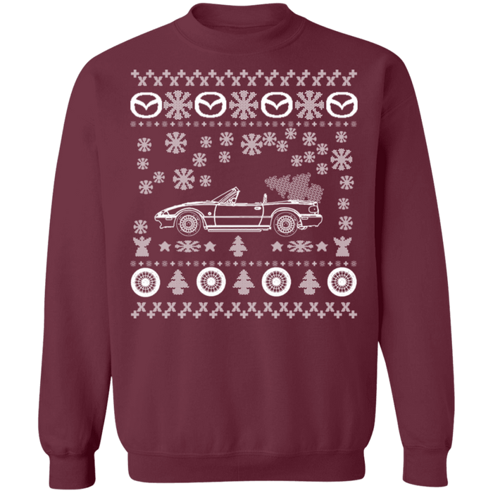 Mazda Miata NA ugly christmas sweater V2 new style