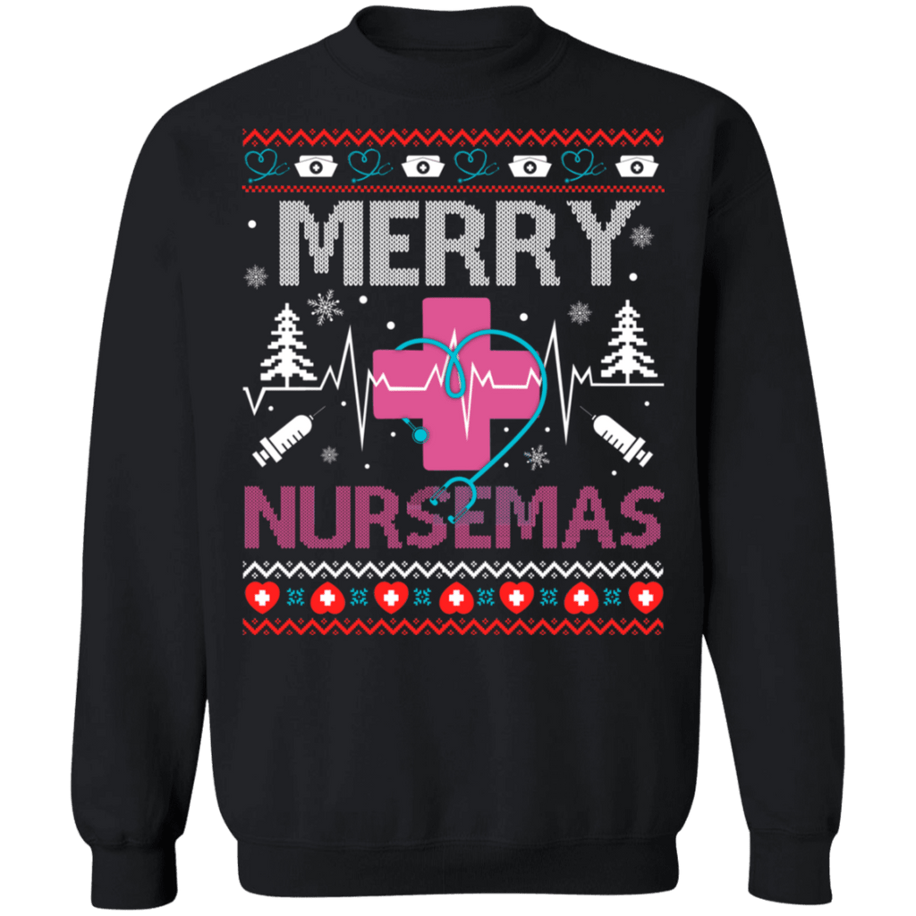 Merry Nursemas Nurse Nursing Ugly Christmas Sweater sweatshirt