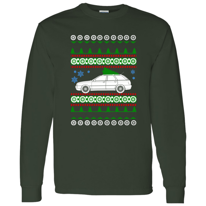 Audi RS2 Avant Ugly Christmas "sweater" long sleeve t-shirt