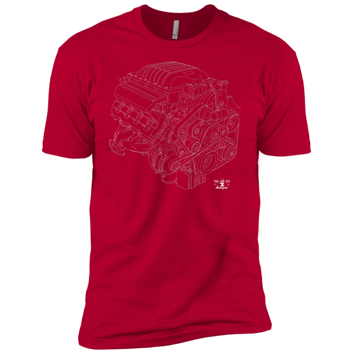 Kids Engine Blueprint Hellcat 6.2L t-shirt