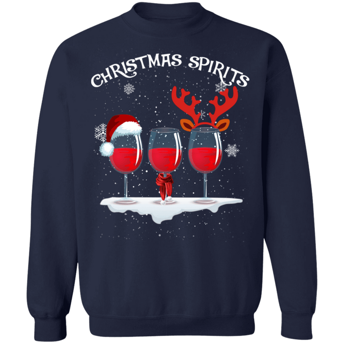 Funny Christmas Spirits Ugly Christmas Sweater