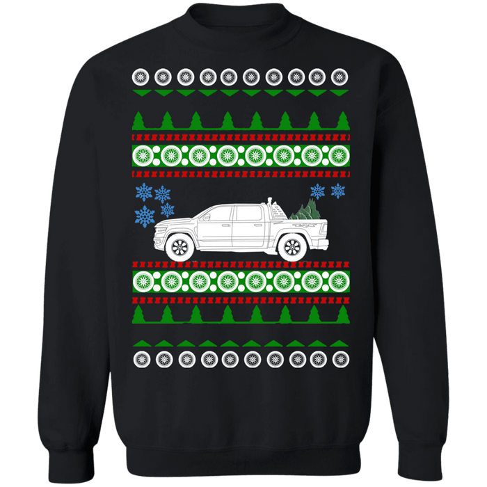 Truck american car or truck like a  Ram 1500 TRX ugly christmas sweater sweatshirt