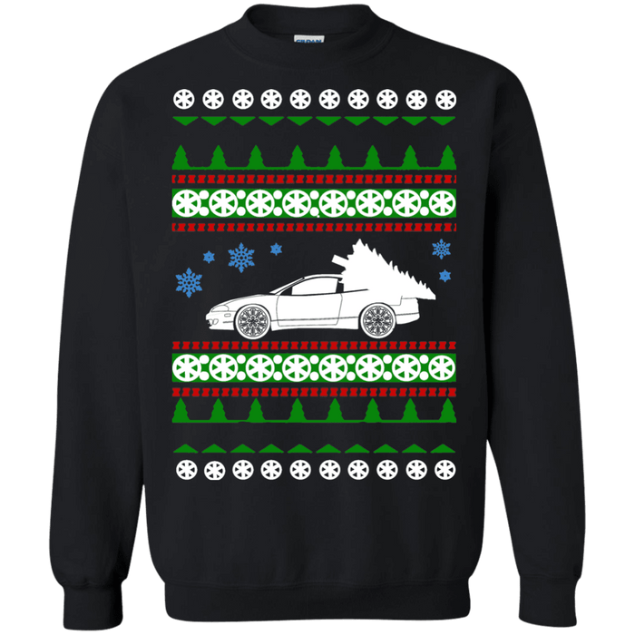 Mitsubishi Eclipse 2nd gen Ugly Christmas Sweater sweatshirt