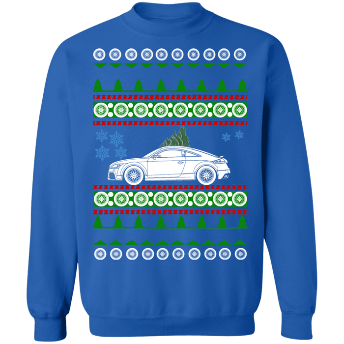 German car like 2nd gen Audi TT Ugly Christmas Sweater