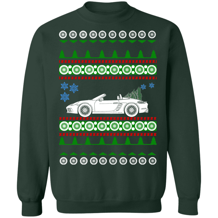 German Car 4th gen Porsche Boxster Ugly Christmas Sweater