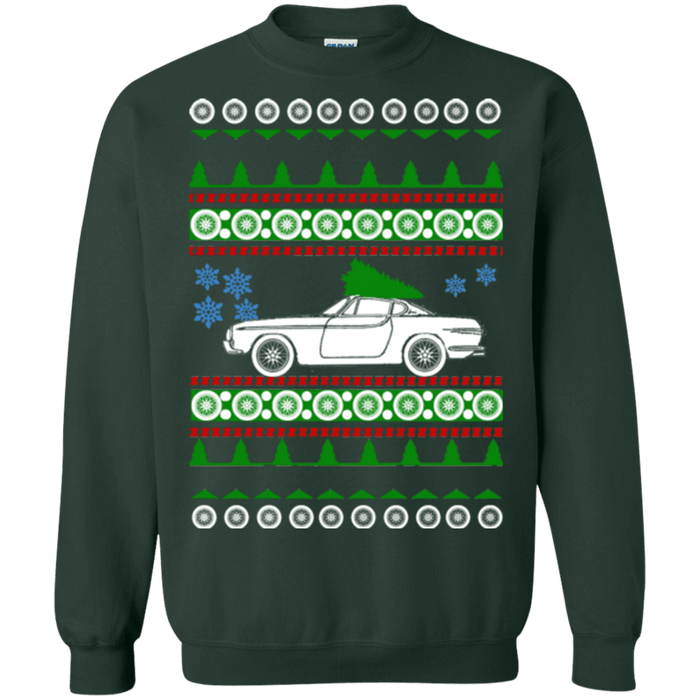 Swedish Car like a  P1800 1961 Ugly Christmas Sweater sweatshirt