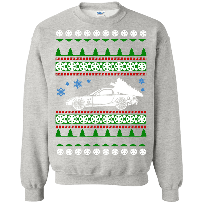 Mazda RX7 Ugly Christmas Sweater 3rd gen sweatshirt