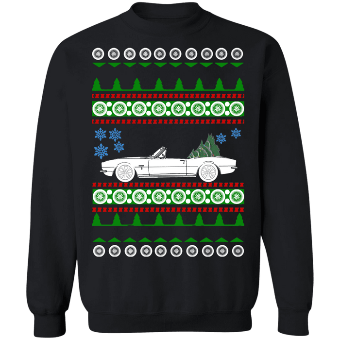 car like a 1967 Camaro Convertible Ugly Christmas Sweater Sweatshirt