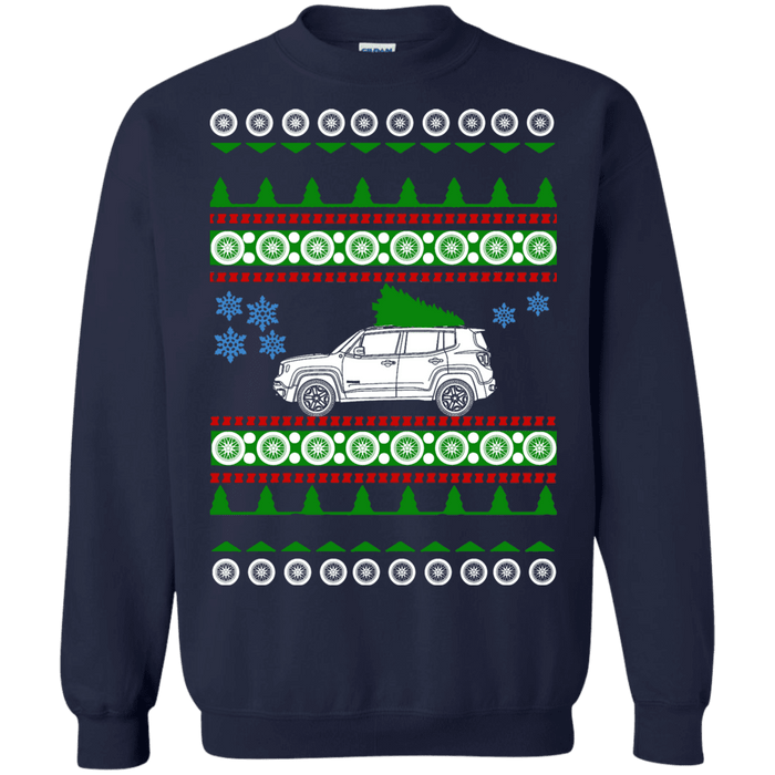 off road american vehicle Renegade 2016 Ugly Christmas Sweater sweatshirt