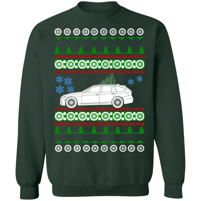 BMW 328D F31 Ugly Christmas Sweater