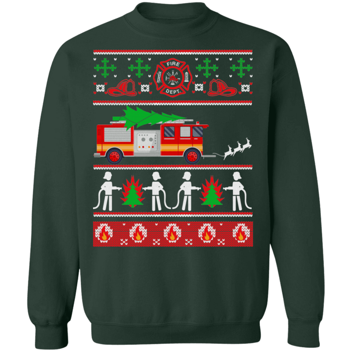 Firefighter Ugly Christmas Sweater sweatshirt