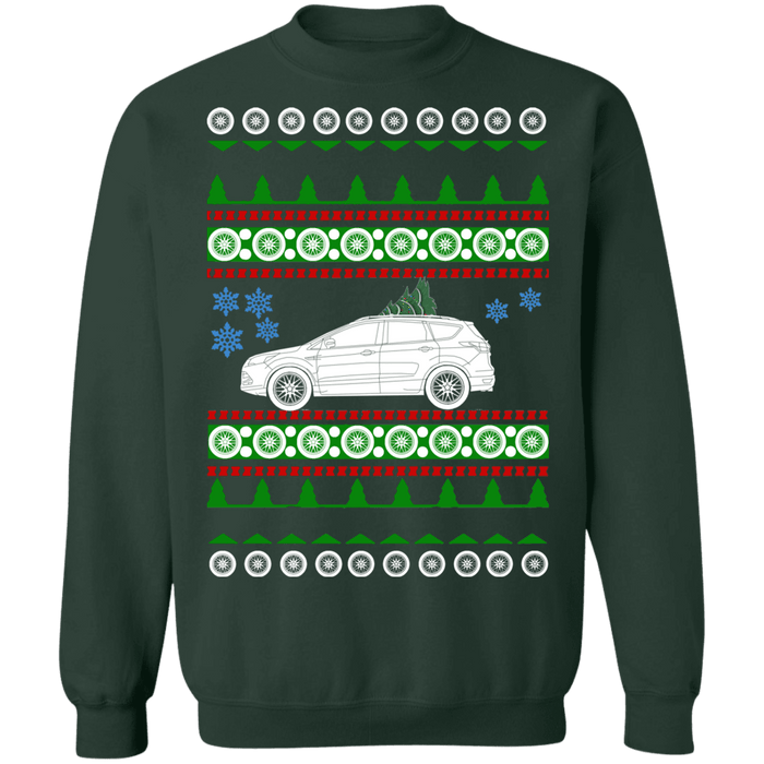 SUV 2013 Ford Escape Ugly christmas sweater sweatshirt 3rd gen