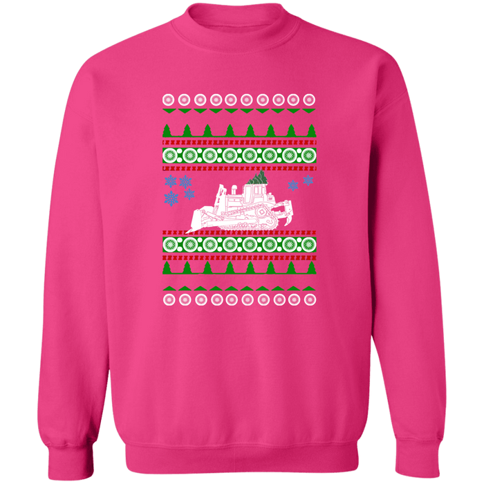 Bull Dozer D8 Ugly Christmas Sweater Sweatshirt