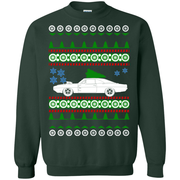 Car Movie Style like a 1967 Charger Ugly Christmas Sweater sweatshirt