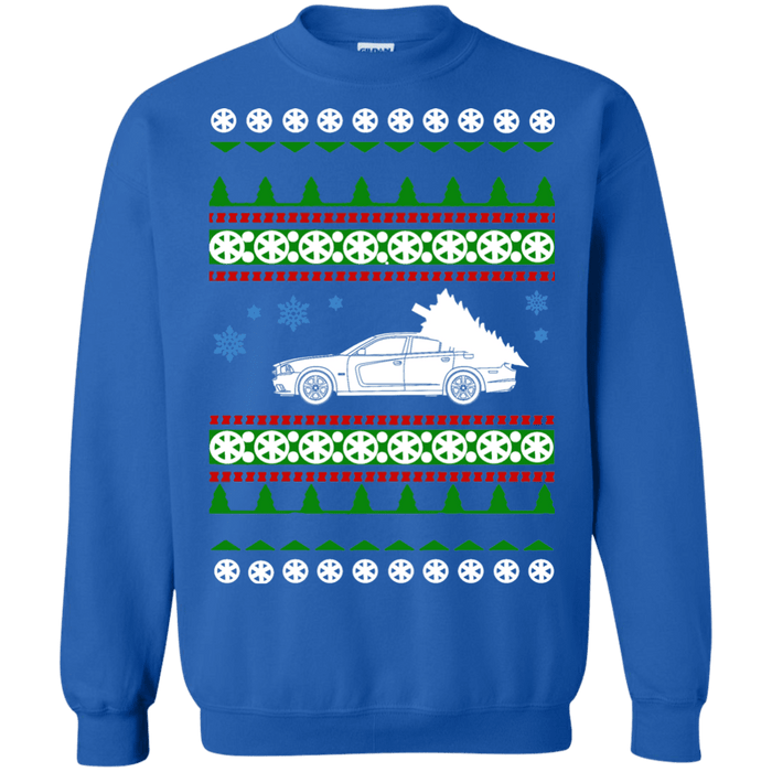 american car or truck like a  Charger SRT Hellcat Ugly Christmas Sweater sweatshirt