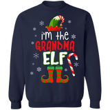 I'm the Grandma Elf Ugly Sweater Christmas sweatshirt