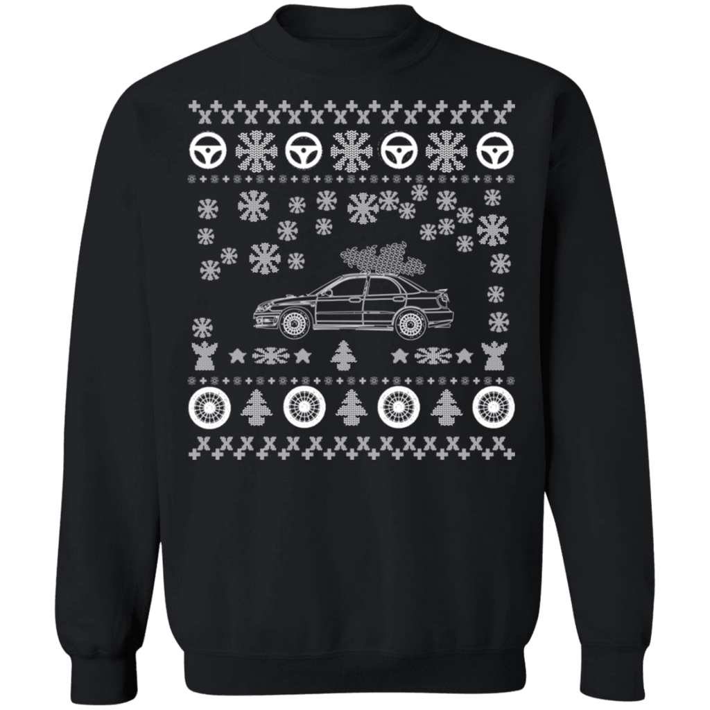 Japanese Car Hawkeye WRX STI V2 Ugly Christmas Sweater