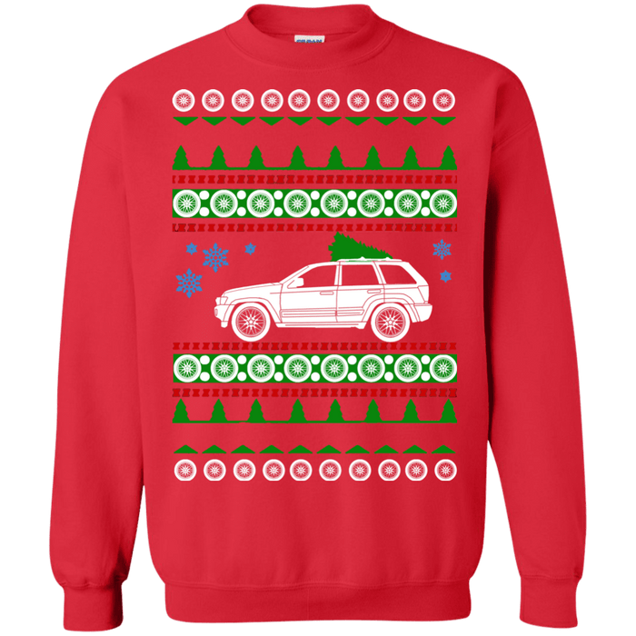 off road american vehicle Grand cherokee ugly christmas sweater 2006 sweatshirt