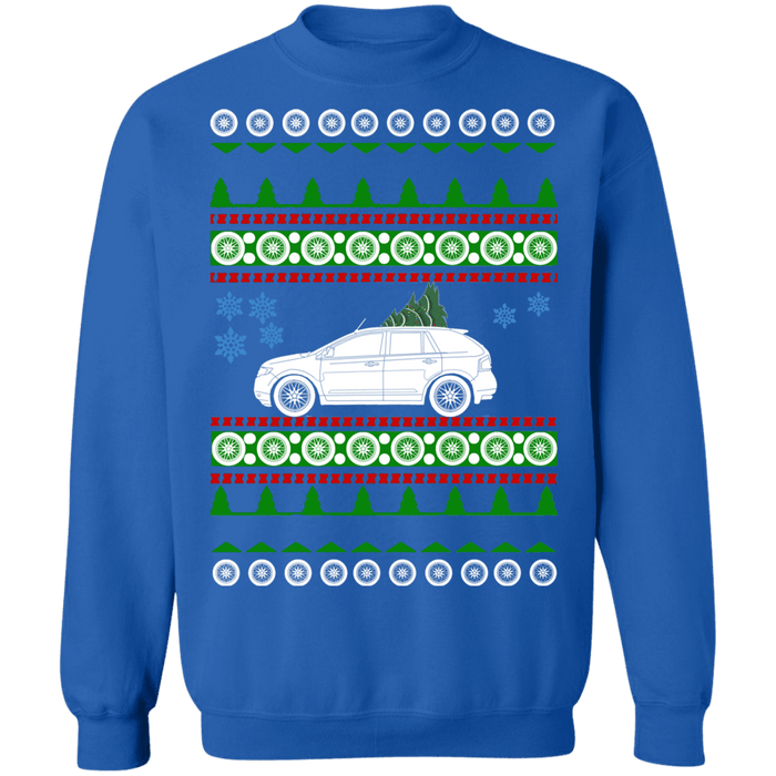 SUV 2007 Ford Edge ugly christmas sweater sweatshirt 1st gen