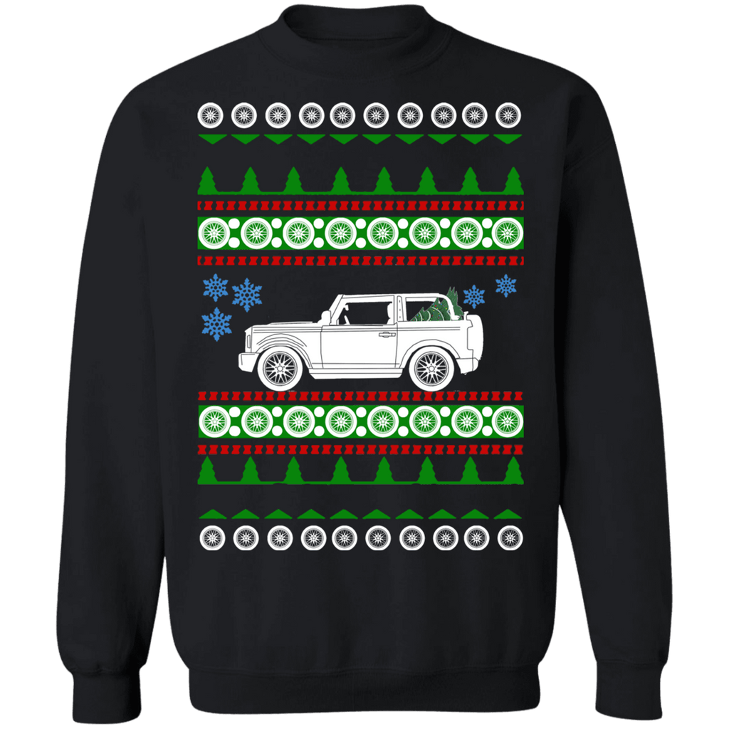 Ford Bronco 2021 NEW 2 door ugly christmas sweater