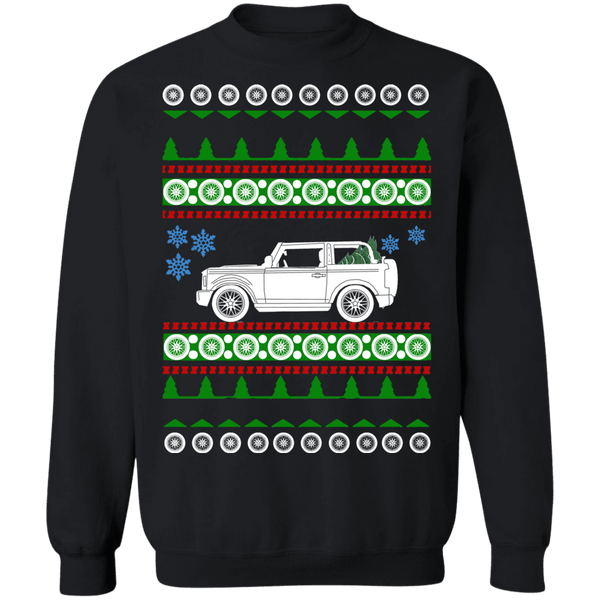 Ford Bronco 2021 NEW 2 door ugly christmas sweater