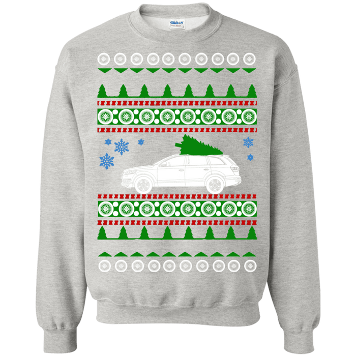 German car SUV Audi Q7 Ugly Christmas Sweater sweatshirt