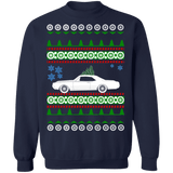 car like a 1st gen 442 Oldsmobile Ugly Christmas Sweater 1967