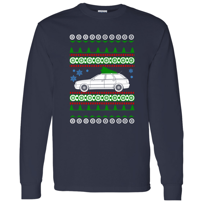 Audi RS2 Avant Ugly Christmas "sweater" long sleeve t-shirt