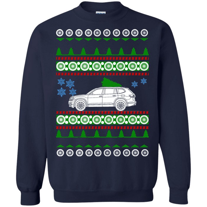 German Car SUV Atlas car like a Ugly Christmas Sweater sweatshirt