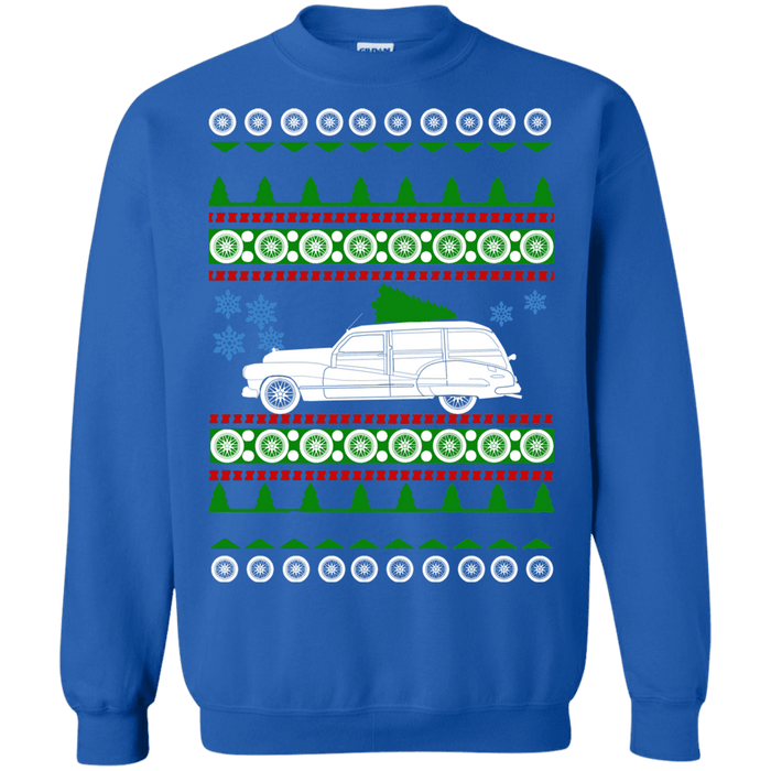 Buick Woody Wagon Hot Rod Ugly Christmas Sweater sweatshirt