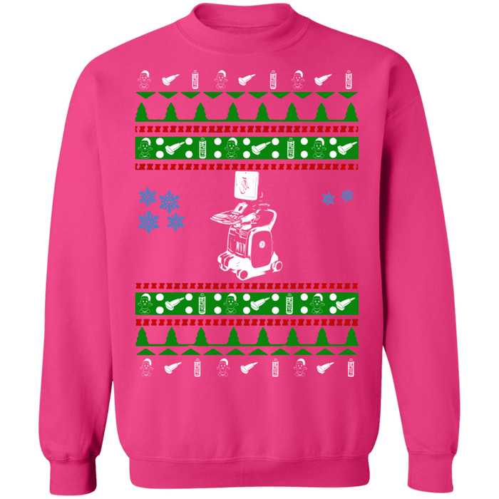 Sonographer Ultrasound Tech Ugly Christmas Sweater