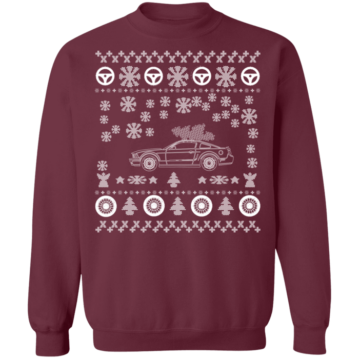 Ford Mustang GT Ugly Christmas Sweater 5th gen V2