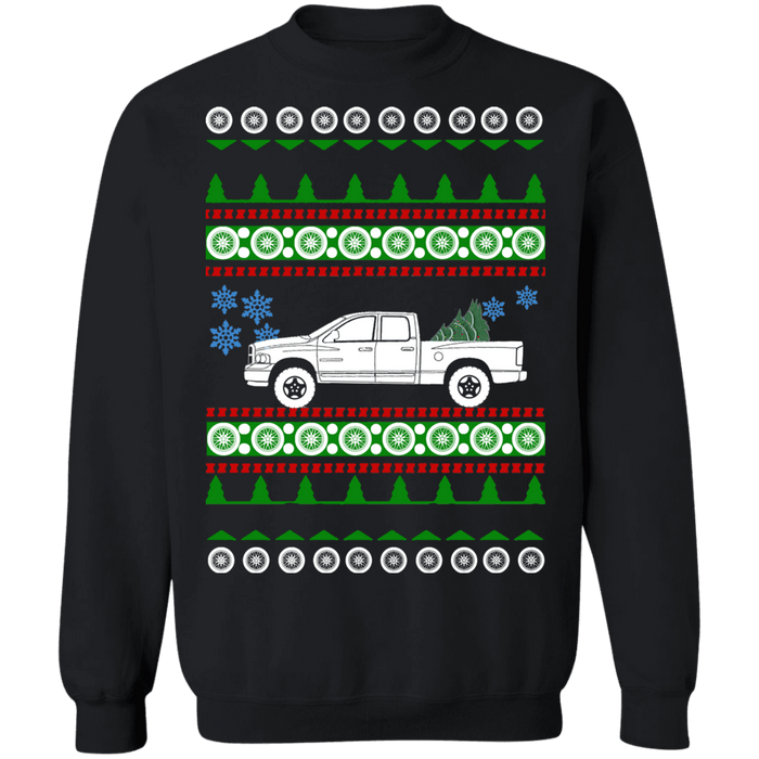 American Truck Like 2004  american car or truck like a  Ram 3500 Dually Diesel Ugly Christmas Sweater Sweatshirt