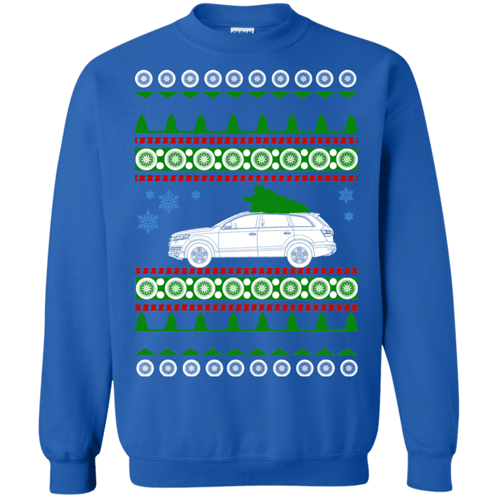 German car SUV Audi Q7 Ugly Christmas Sweater sweatshirt