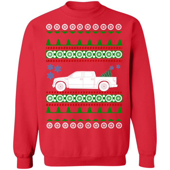 Ford Raptor 1st gen supercrew Ugly Christmas Sweater