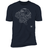 302 Boss Engine Blueprint Series T-shirt