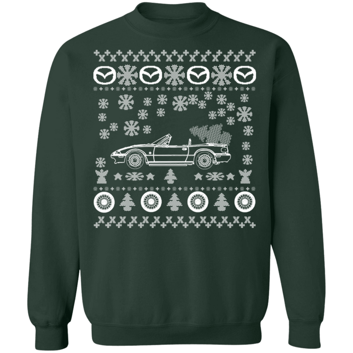 Mazda Miata NA ugly christmas sweater V2 new style