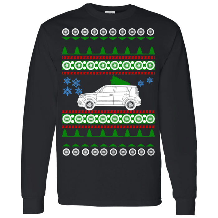 Kia Soul Ugly Christmas Shirt Long Sleeve T sweatshirt