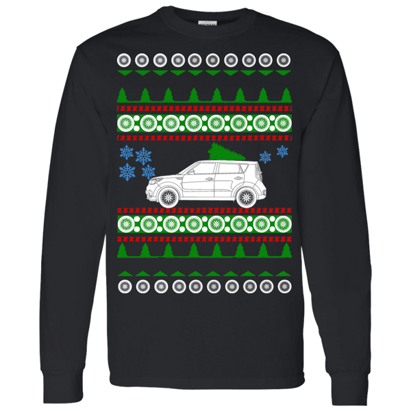 Kia Soul Ugly Christmas Shirt Long Sleeve T sweatshirt