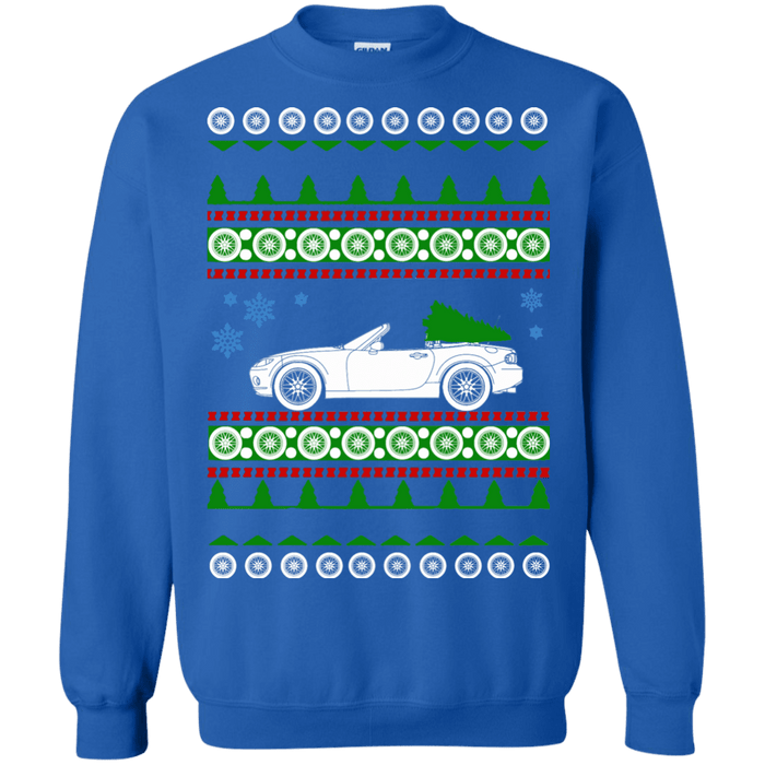 Mazda miata NC 2010 ugly christmas sweater sweatshirt