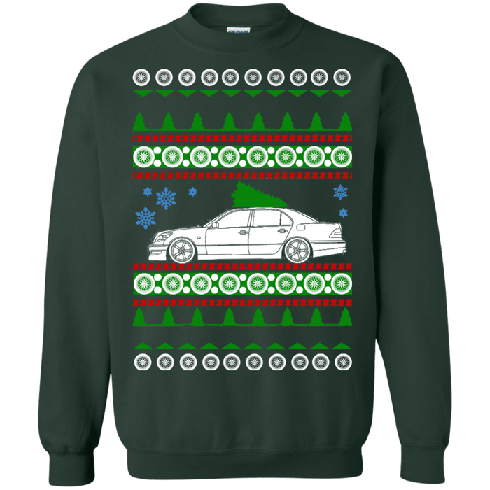 Lexus LS400 VIP Lowered Ugly Christmas Sweater sweatshirt