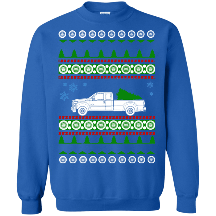 Ford F350 dually pick up ugly christmas sweater sweatshirt