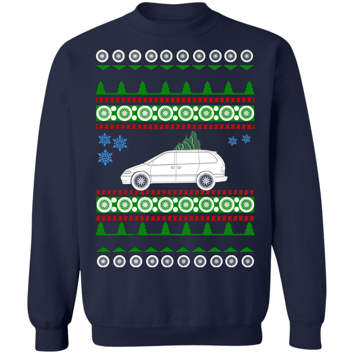 american car or truck like a  Caravan 3rd gen Ugly Christmas Sweater