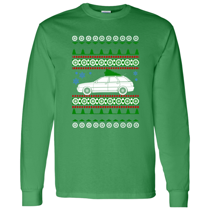 Audi RS2 Avant Ugly Christmas "sweater" long sleeve t-shirt