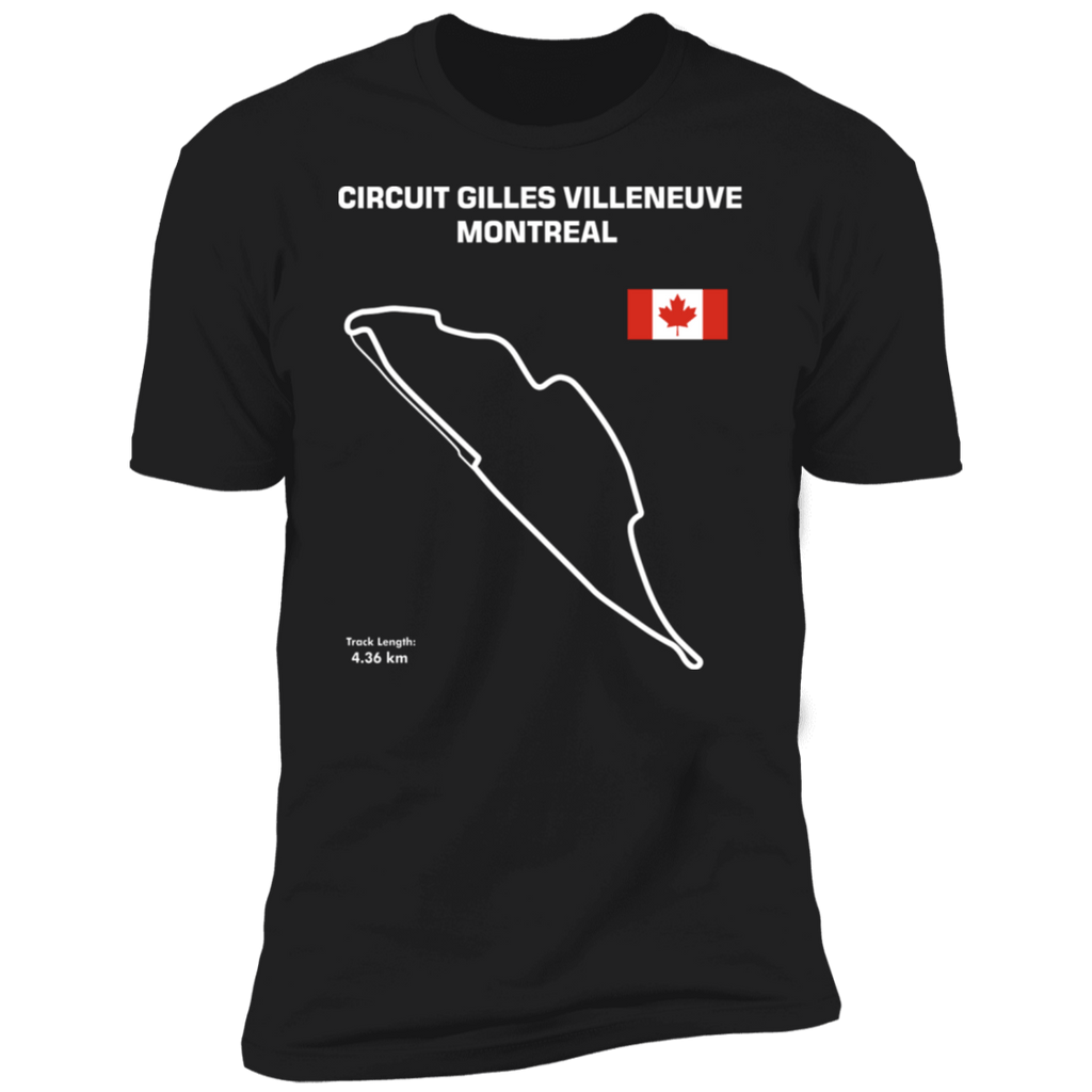 Gilles Villeneuve Track Outline shirt