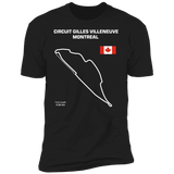 Gilles Villeneuve Track Outline shirt