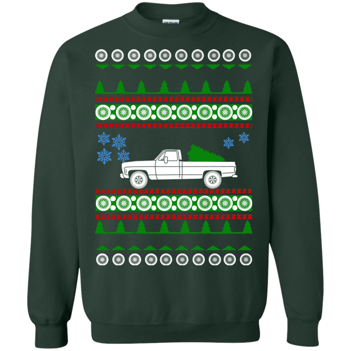 Chevrolet C30 Cheyenne Camper Special Ugly Christmas Sweater sweatshirt