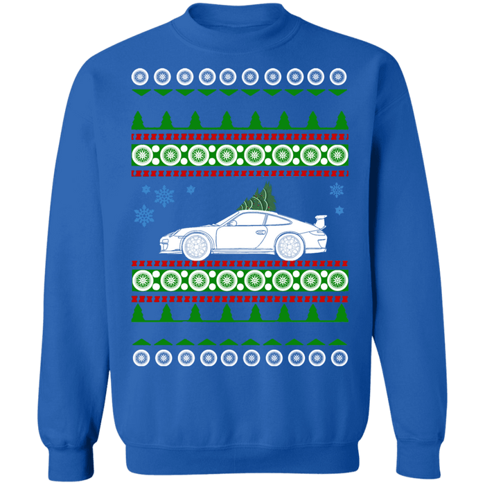 German Car like 997.1 GT3 RS 911 Porsche Ugly Christmas Sweater Sweatshirt sweatshirt